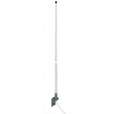Antenne AM/FM fibre 1,5m - équerre en métal - 18m de câbles - BANTEN