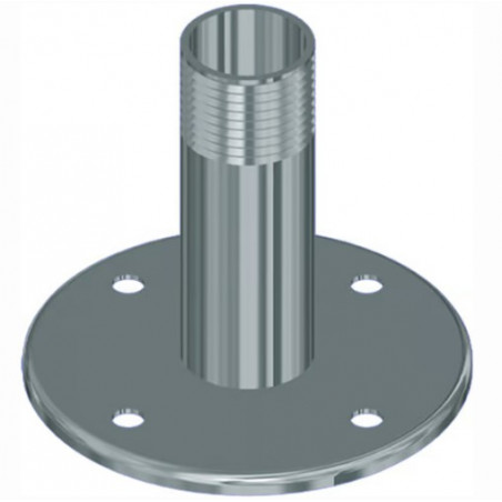 Embase de fixation inox plat pont - BANTEN