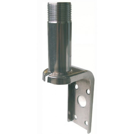 Equerre inox pour fixation antenne cloison verticale - BANTEN