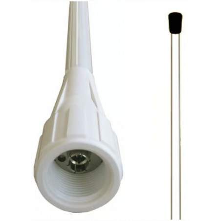 Antenne vhf fastfit - 2,5m 6db - en fibre - sans rotule