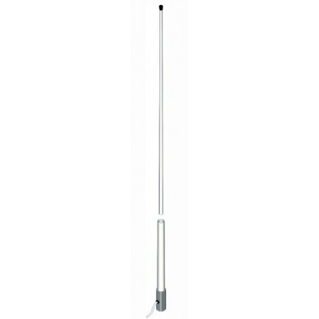 Antenne VHF PRO vedette - 2,7m 6db - 5m de câble - sans rotule - BANTEN