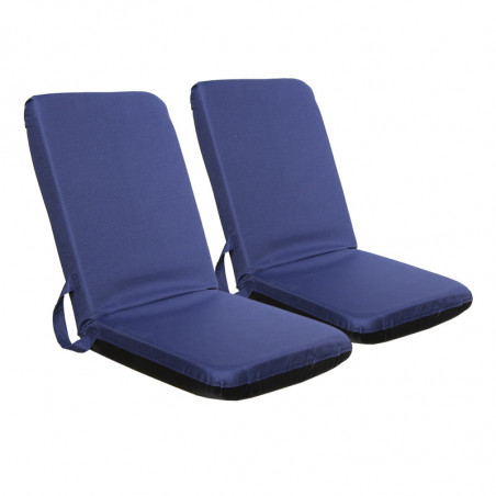 Pack 2 sièges inclinables autoportants bleu - Kactus