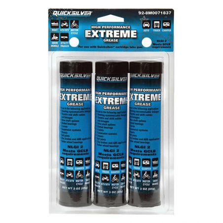 Pack de 3 graisse extreme 85g - quicksilver