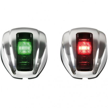 2 feux navigation a led nemo babord et tribord - vertical - osculati