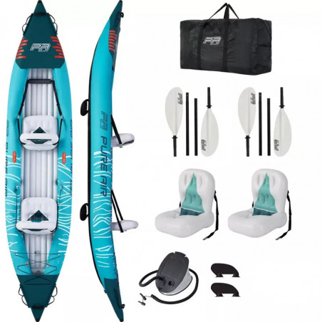 KAYAK GONFLABLE AQUA MARINA PURE AIR GLIDER 2 PLACES
