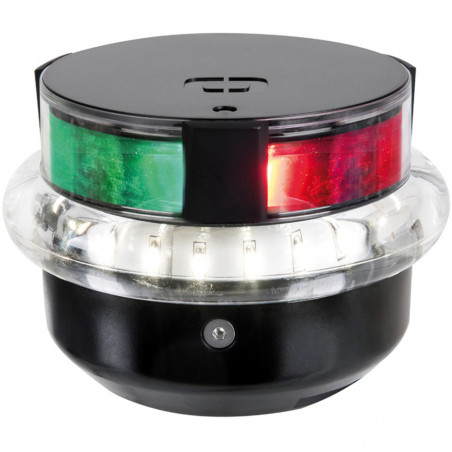 Feu de navigation discovery 360 tete de mat 3 couleurs - osculati