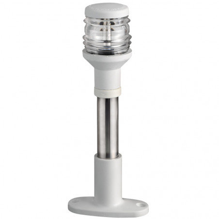 Hampe compact en inox 20 cm feu blanc - osculati