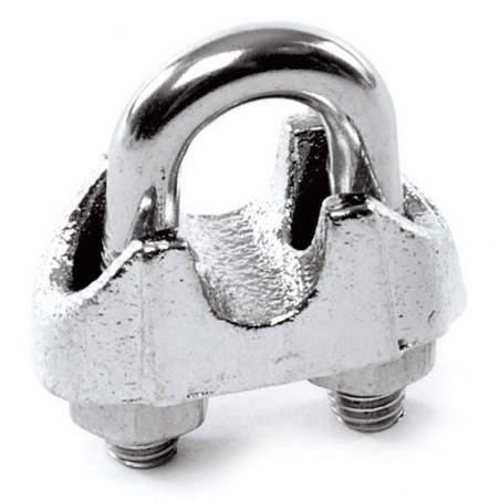 Lot de 10 serre-cable a cavalier inox - osculati