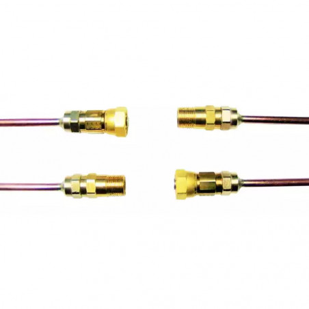 Jeux de raccords rapides 2 males et 2 femelles vitrifrigo