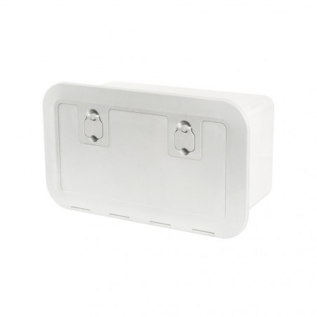 Caisson blanc avec porte 500 x 250 mm facade f - osculati