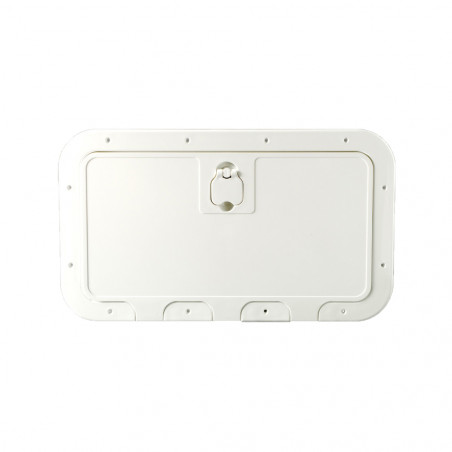 Caisson blanc avec porte 500 x 250 mm facade g - osculati