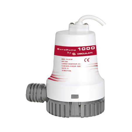 Pompe de cale immergee europump ii 12v - osculati