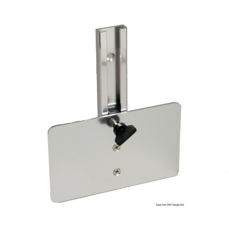 Porte sonde vertical pour arriere bateau - osculati