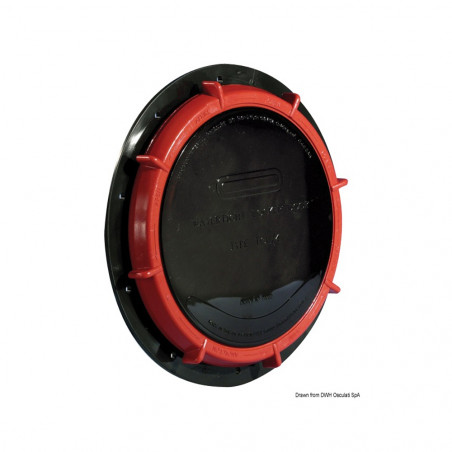 Trappe etanche noire whale henderson 236 mm - osculati