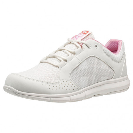 Chaussures femme ahiga v4 - blanches - roses - helly hansen