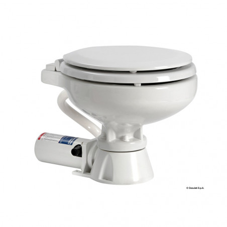 Wc electrique space saver siege bois 12 v - Osculati