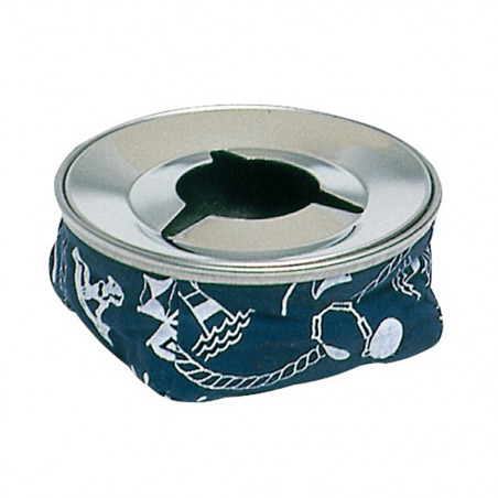 Cendrier acier inox bleu - Osculati