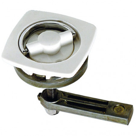 83x21 (mm) Lève Plancher Escamotable Avec Ressort Laiton Chromé