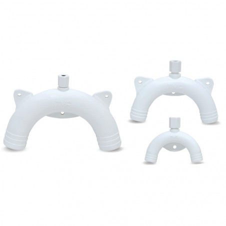 Siphon polypropylene pour wc - Osculati