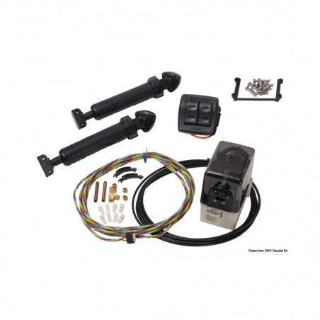 Kit flaps complet bennet 12 v - Osculati