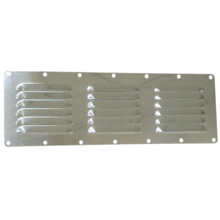 Grille aeration inox poli + moustiquaire - osculati