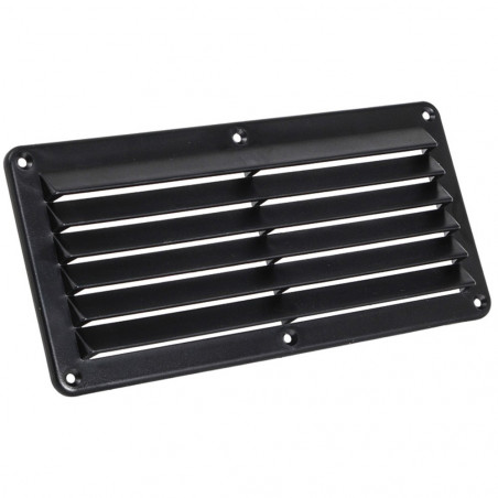 Prise air nylon noir 125x260 mm - osculati