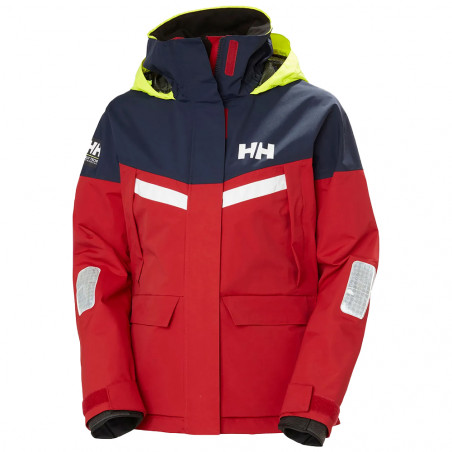 Veste de navigation femme pier 4.0 rouge - helly hansen