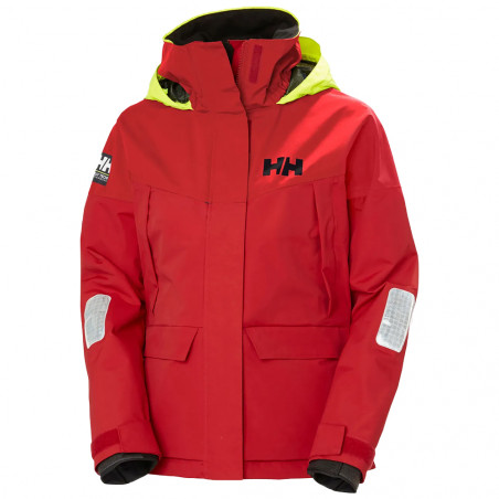 Veste de quart côtière femme pier 4.0 rouge - helly hansen