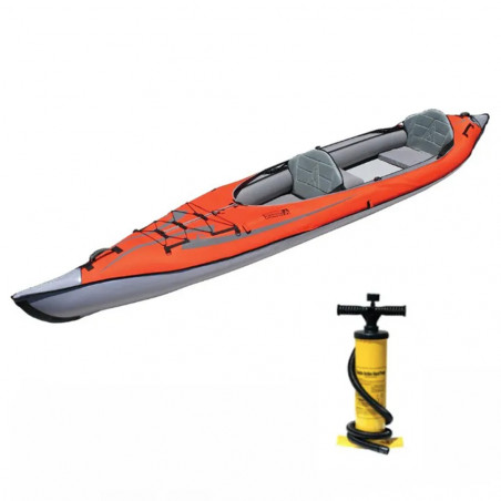 KAYAK GONFLABLE ADVANCED ELEMENTS FRAME CONVERTIBLE ELITE ROUGE