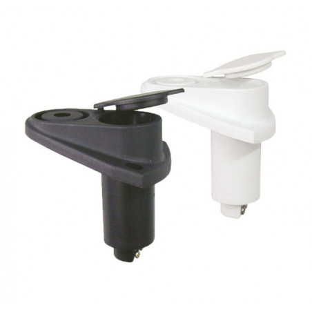 Support plug-in pour feu sur hampe - noir - LALIZAS