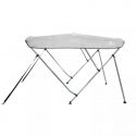 Bimini aluminium 3 arceaux blanc - Hauteur 117 cm - COVERSY