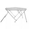 Bimini aluminium 3 arceaux blanc - Hauteur 117 cm - COVERSY
