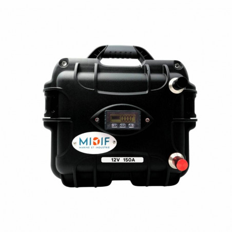 Valise batterie 12v 150a lithium avec chargeur - MIDIF