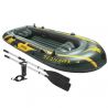 BATEAU GONFLABLE INTEX SEAHAWK 4 + 2 RAMES + GONFLEUR