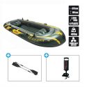 BATEAU GONFLABLE INTEX SEAHAWK 4 + 2 RAMES + GONFLEUR