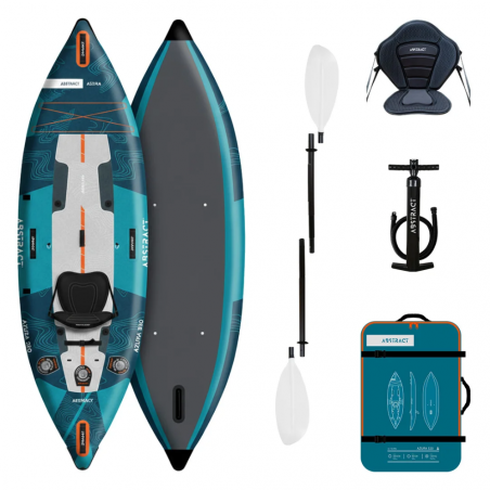Pack kayak gonflable complet abstract azura 320 1 personne