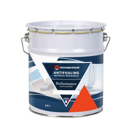 Antifouling matrice érodable PERFORMANCE 2.5 Litres - ORANGEMARINE