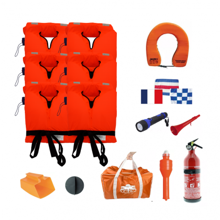 Sac d'armement côtier 6 personnes - 6 milles - ORANGEMARINE