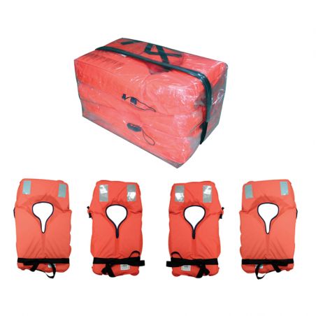 Pack 4 brassières de sauvetage 100N + sac étanche - LALIZAS