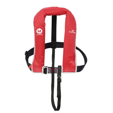Gilet de sauvetage gonflable automatique NEO 165N orangemarine - Avec harnais - Rouge - PLASTIMO