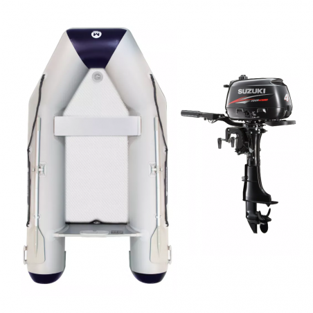 Pack annexe AIR 250 Orangemarine + Moteur DF 4CV 4T arbre court Suzuki