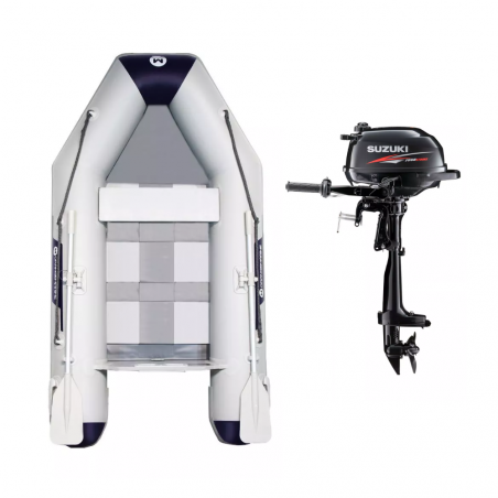 Pack annexe Roll Up 230 Orangemarine + Moteur DF 2,5CV  arbre court Suzuki