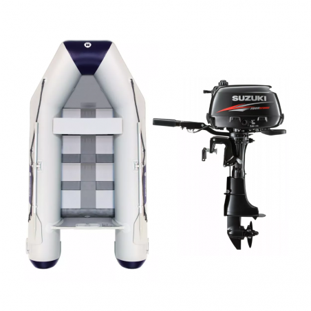 Pack annexe Roll Up 270 Orangemarine + Moteur DF 6CV 4T arbre court Suzuki