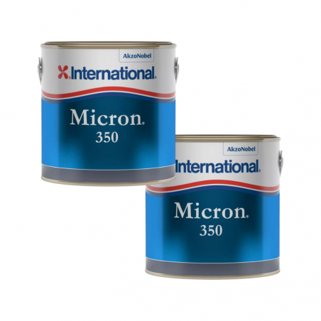 Pack Antifouling MICRON 350 matrice Erodable Navy 2,5 L x 2 - INTERNATIONAL
