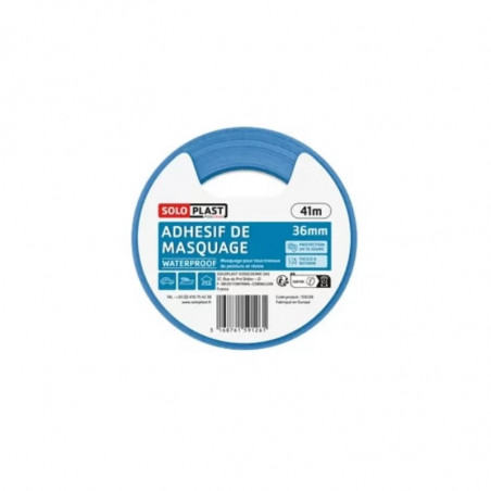 Adhesif de masquage waterproof 36 mm x 41 m - soloplast