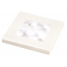 Eclairage led carré finition blanc - HELLA