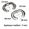 Maillon chaine galvanisé