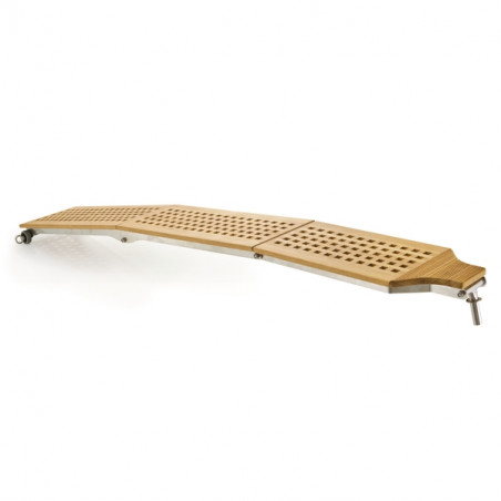 Passerelle pliante 220cm en inox et caillebotis - TREM