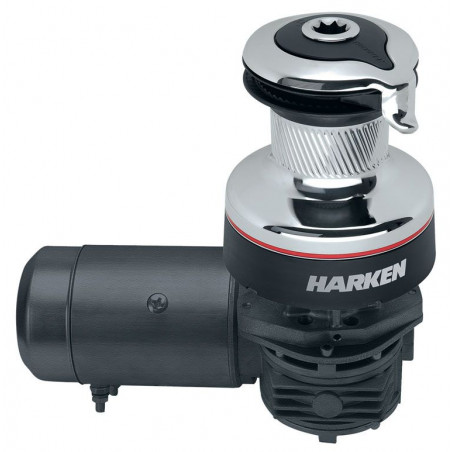 Winch Radial électrique Chrome horizontal 12V - HARKEN