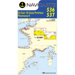 Carte marine Navicarte Manche - NAVICARTE